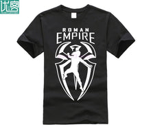 Load image into Gallery viewer, 2019 Summer cotton Short Sleeve T Shirt New Brand Men T-Shirt ROMAN REIGNS SHIRT