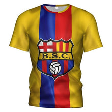 Load image into Gallery viewer, 3d T Shirt Fc Barcelona 2018 2019 Soccer Jersey Football T-shirt Barcelona Boy/kids Barcelona Tracksuit Messi Mens Gym Clothing